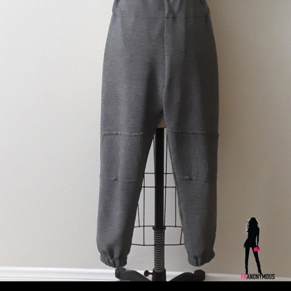 Atid Clothing Gray Knit Sweatpants - Picture 1 of 3